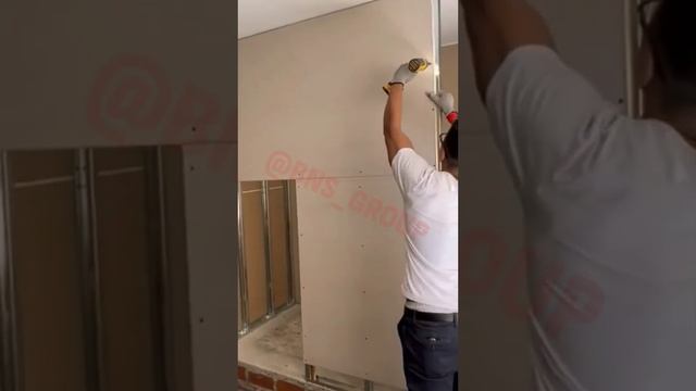 строительство перегородок из гипсокартона