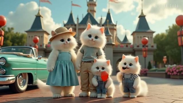 A Whisker-Warming Paris Getaway with the Cutest Cat Family! 🐱🗼 (Animated Story)