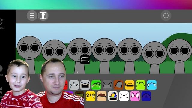 SPRUNKI  Den Play ТОП МЕЛОДИЯ ДЕНИС И ПАПА
