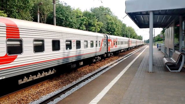 ЧС7-092 Симферополь - Москва 098С Чертаново 5 июня 2025г.