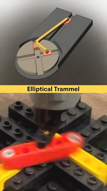 Trammel of Archimedes ｜ Video @Bricks.Master.Builders #lego #mechanism #3ddesign #legobuild