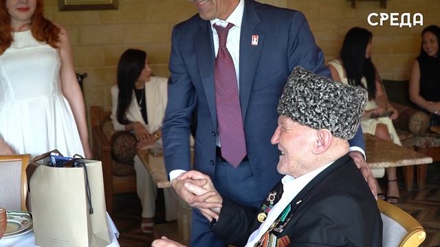 Ветеран ВОВ, каспийчанин Муса Багаудинов отметил свое 101-летие