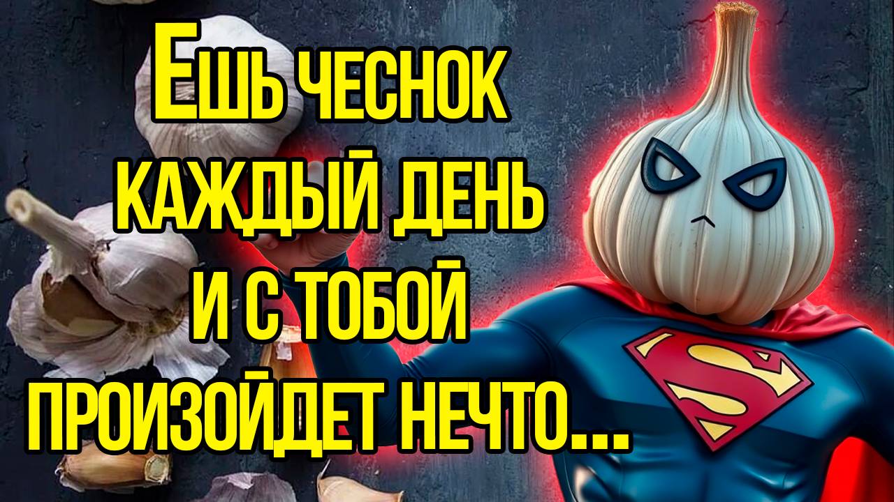 ЕШЬТЕ ЧЕСНОК КАЖДЫЙ ДЕНЬ И СМОТРИТЕ,ЧТО С ВАМИ СЛУЧИТСЯ…