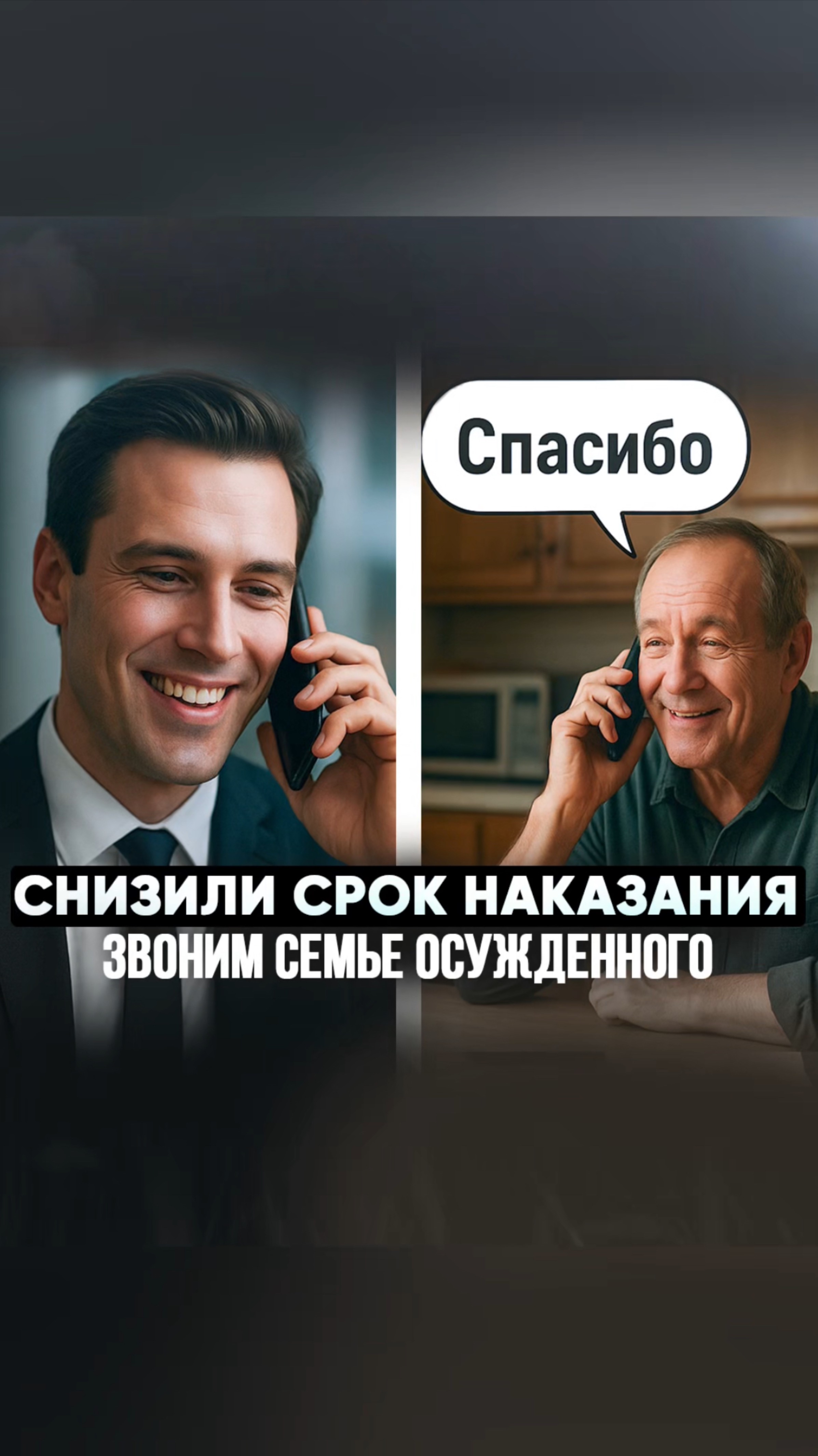 После изменения приговора звоним отцу