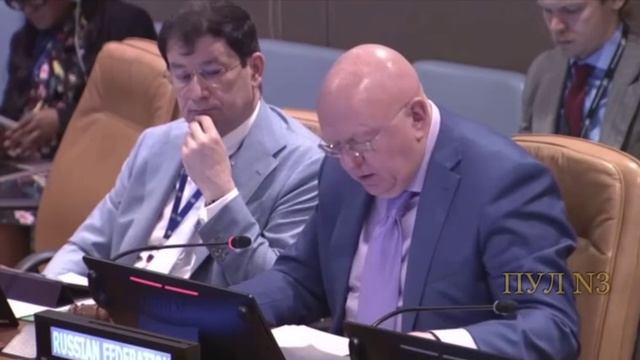Постпред России в ООН Небензя-на неформальной встрече членов Совбеза на тему первопричин..