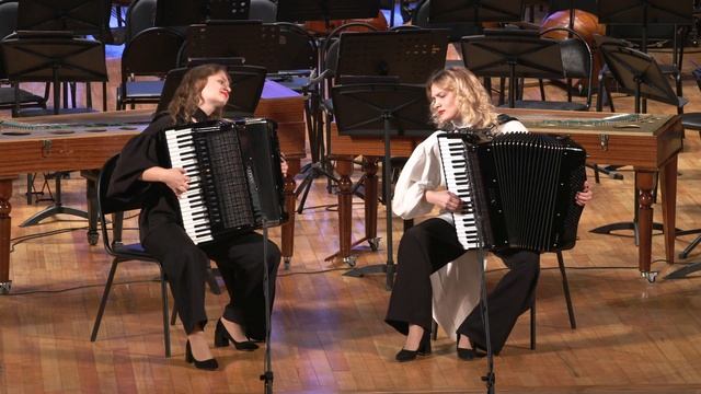 ПЬЯЦЦОЛЛА Танго дьявола - Ксения Гавва Анастасия Татарина / PIAZZOLLA Tango Del Diablo accordion duo