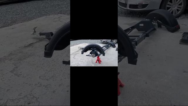 прицеп подкат ! сборка