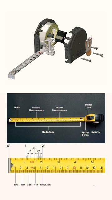 Tape Measure Mechanism 📌