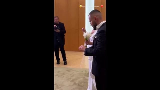 Поразили всех!  Слили видео со свадьбы Ксении Бородиной и Николая Сердюкова