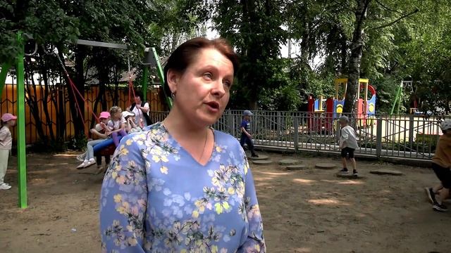 В детском саду №135 установили детское игровое оборудование