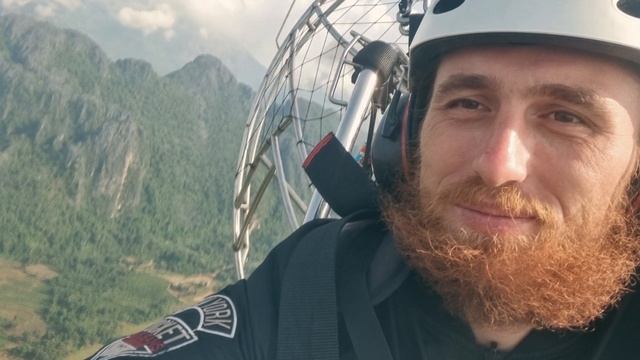 Полет в Лаосе на парамоторе