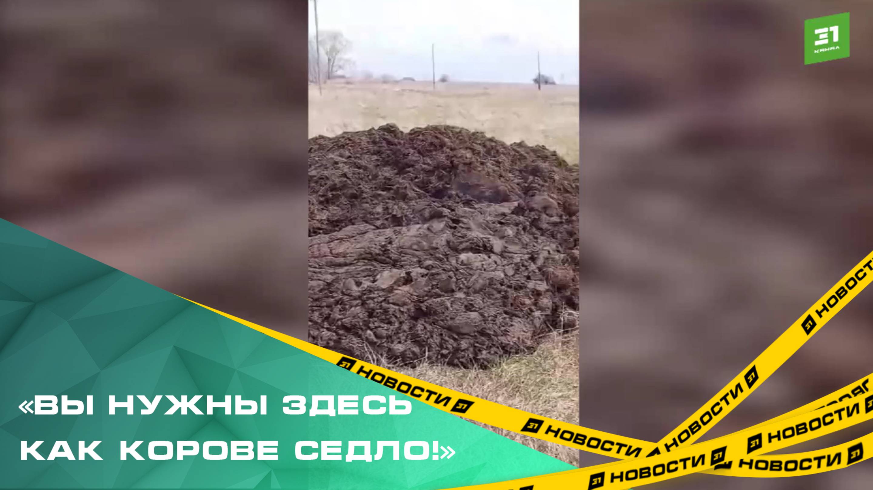 Фермеры загадили целый поселок навозом и кишками