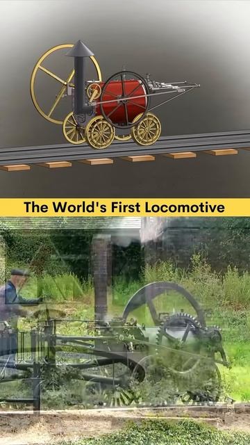 The world’s first Locomotive 🚂 #3danimation #3ddesign #mechanical #mechanism #locopilot #locomotive