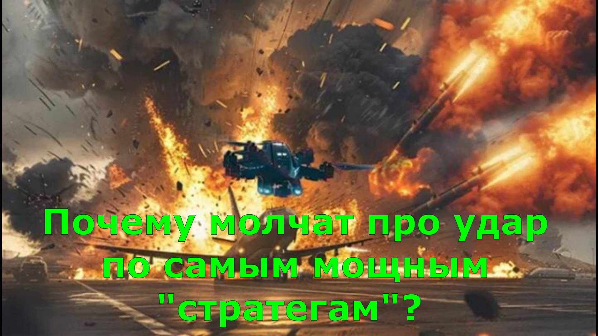 Почему молчат про удар по самым мощным "стратегам"?