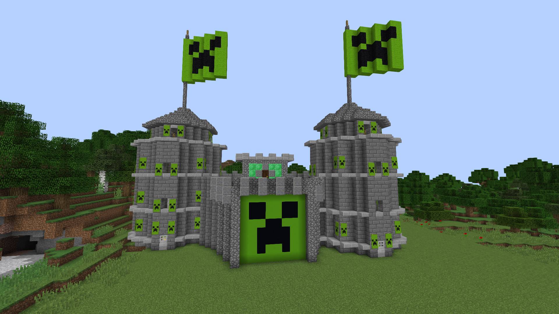 Я НАШЁЛ ДВОРЕЦ КРИПЕРОВ В МАЙНКРАФТЕ! MINECRAFT