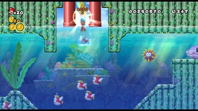 [Прохождение] New Super Mario Bros WII (World 1)