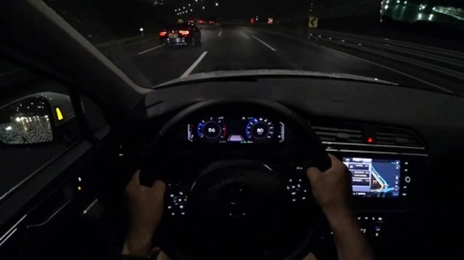 ✅Volkswagen Tiguan 2.0 TDI mansion POV ночной тест драйв
