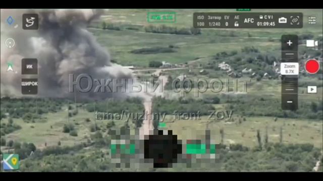 Южный фронт. Ликвидация важного логистического моста ВСУ в районе Северска