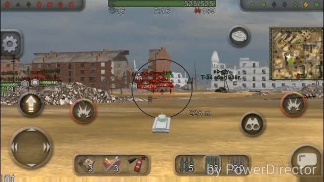 Wild Tanks Online - Бой на М4-105