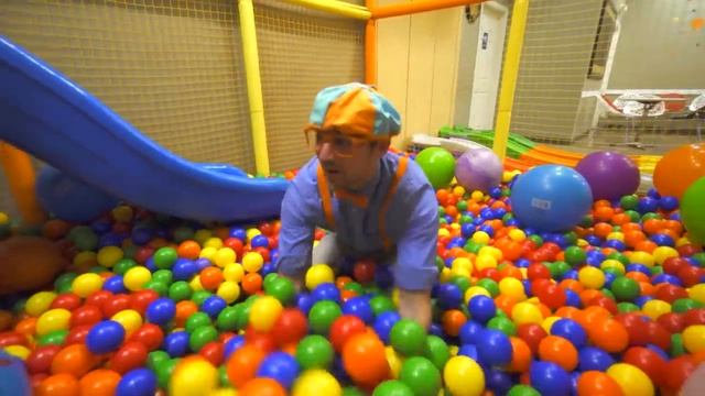 Блиппи (Blippi) - Игровая площадка Эми движения   Блиппи на Русском   Изучай этот Мир вместе с Блипп