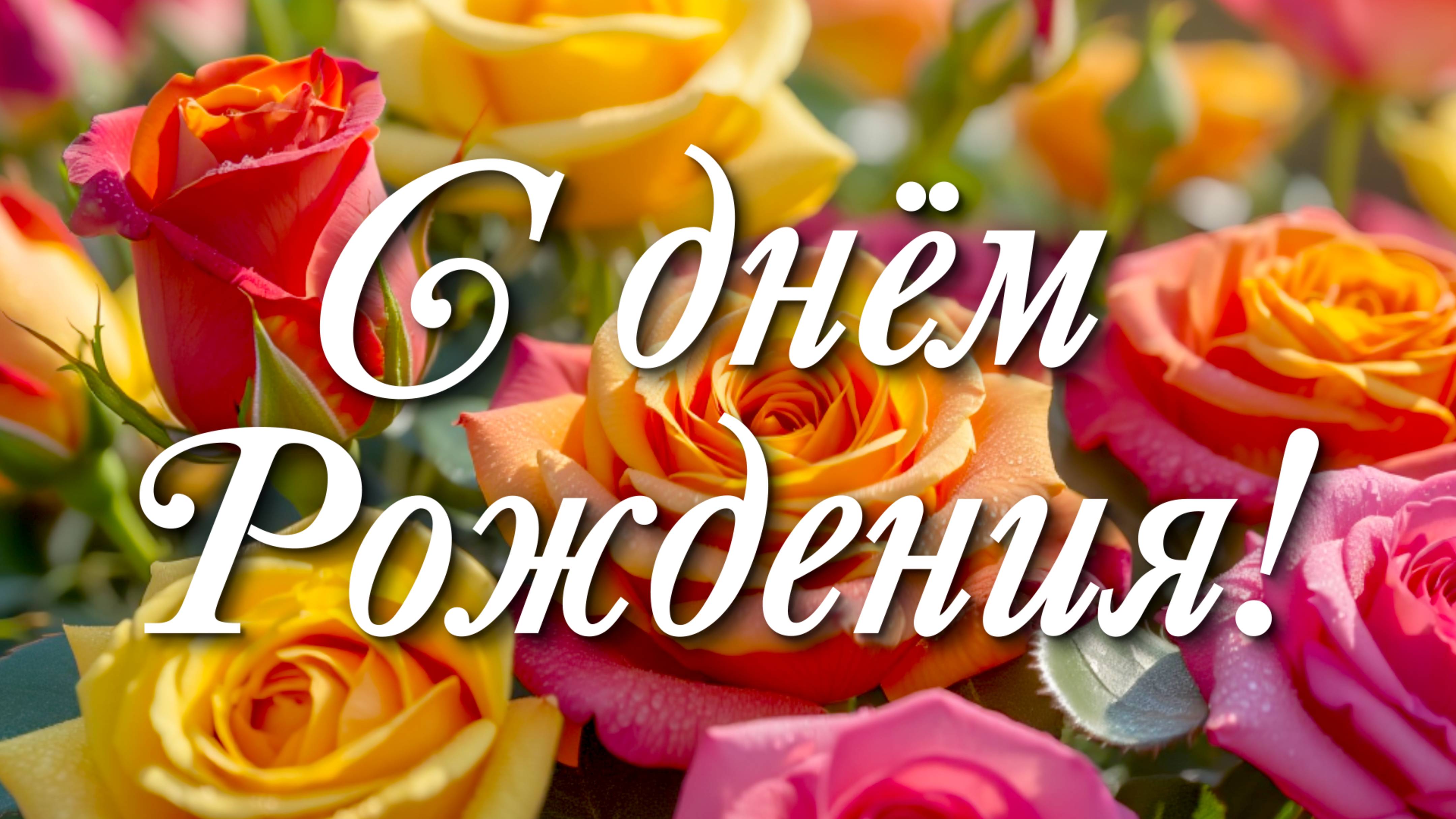 Красивейшее поздравление с Днём Рождения! Чудесная песня!