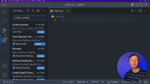 7. Начало работы в VS Code.