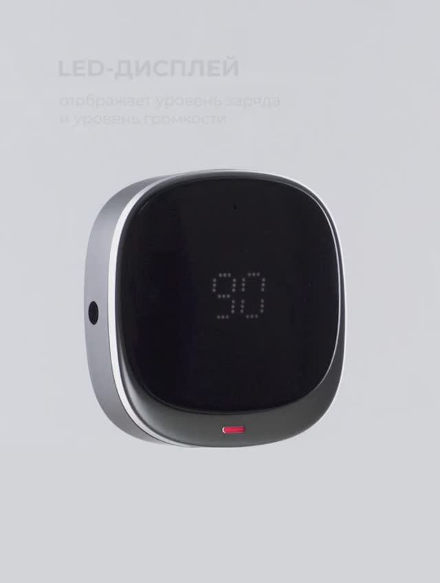 Bluetooth ресивер Pro , BT 5.3, LED, 250 мАч от Deppa, 44411