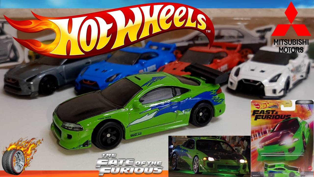 Custom Hot Wheels Premium Mitsubishi Eclipse Fast & Furious