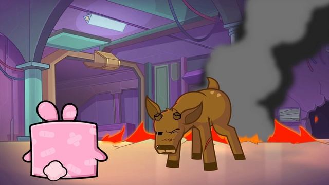 [СЮЖЕТ] Super Meat Boy Forever - Все боссы, катсцены и сцена после