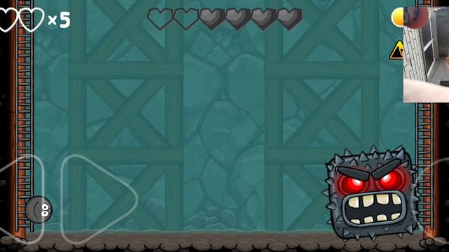 играю с лёвой и ростиком в Red Ball прохожу последнего босса