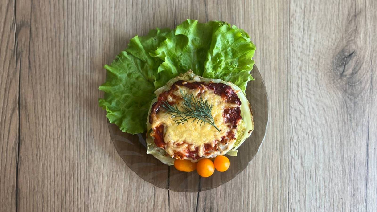 Капуста с фаршем в духовке