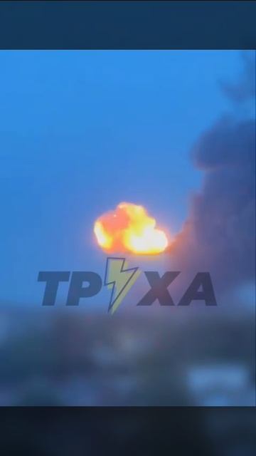 Тернополь. Прилет в районе АЗС