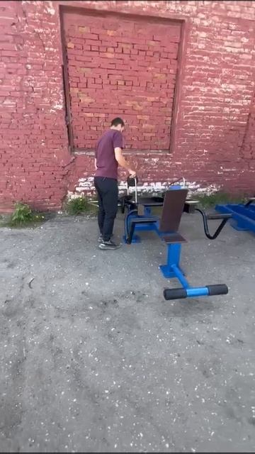 Уличный тренажер трицепс