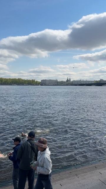 🏊♂️Купание в холодной Неве !!!