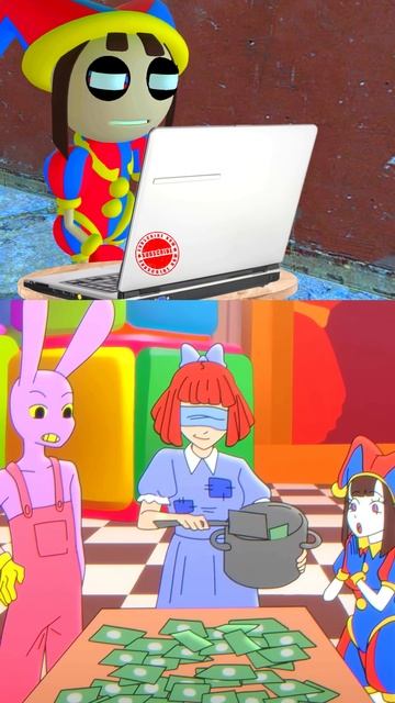 -6eZwCRQTWE - The Amazing Digital Circus. #animation #theamazingdigitalcircus #animal #jax #pomni