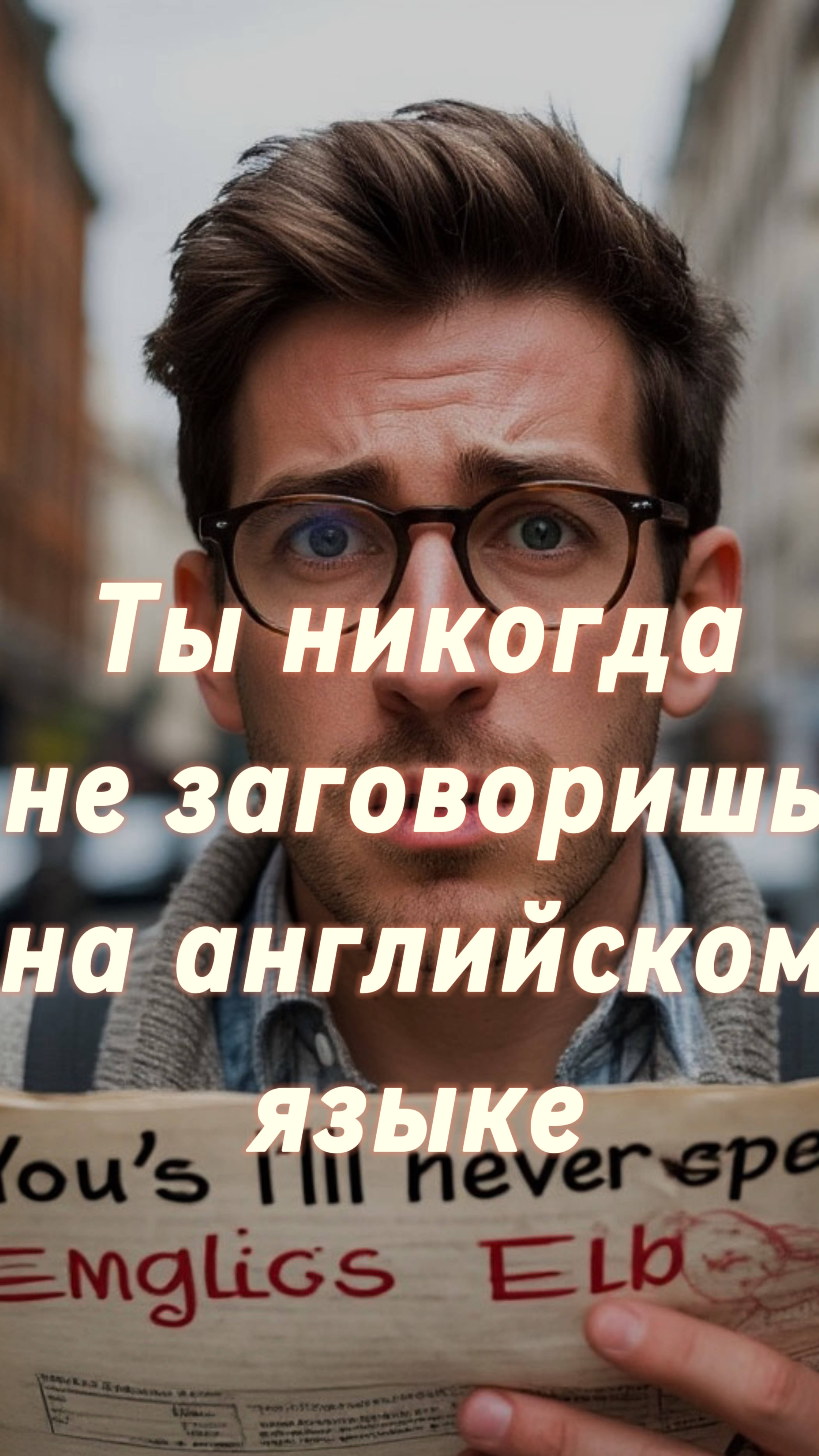 Ты никогда не заговоришь на Английском языке
