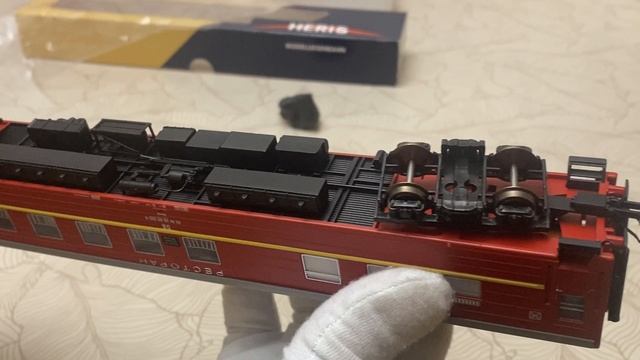 Распаковка: вагон-ресторан Аммендорф от Heris 1:87 с AliExpress