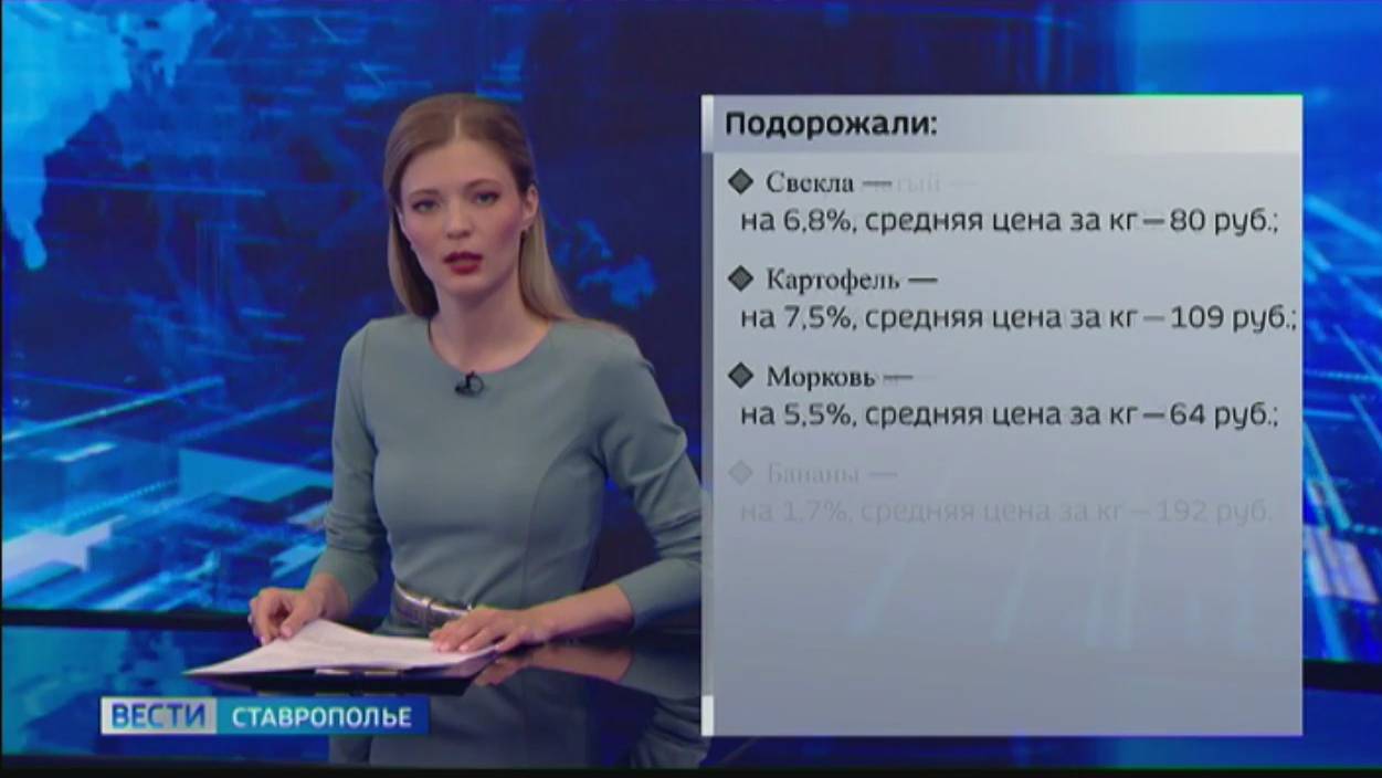На Ставрополье бананы дешевеют, картофель дорожает