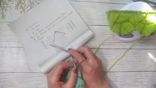 МК узор для,вязания пледов и плечевых изделий