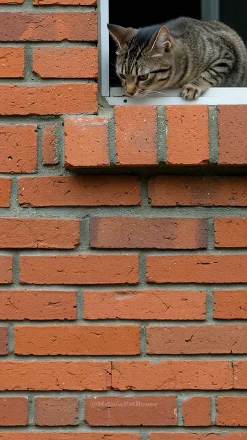 No Surrender! A Mouse’s Determined Wall Climb