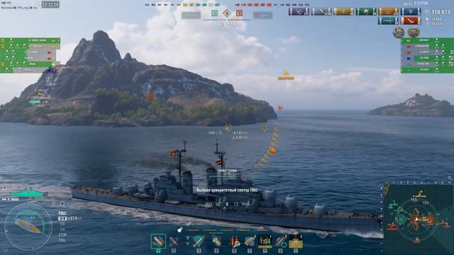 Крейсер Jinan   Кракен! World of Warships