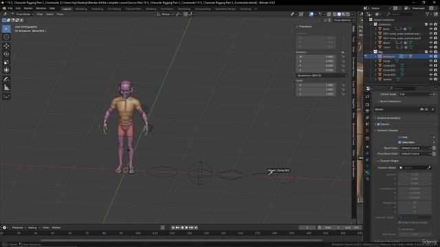 65 - 156 Character Rigging Part 4 Custom Shapes