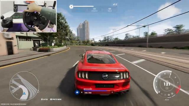 Test Drive Unlimited Solar Crown | Steering Wheel Gameplay | Ford Mustang / WithoTBrakes