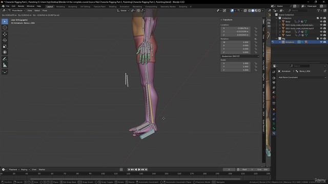 64 - 155 Character Rigging Part 3 Constraints