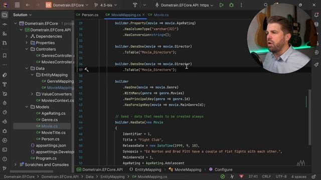 23. Using owned and complex types to group data