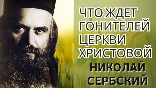 УЧАСТЬ МУЧИТЕЛЕЙ ХРИСТИАН - НИКОЛАЙ СЕРБСКИЙ