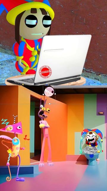 Hb28G64U8vs - The Amazing Digital Circus. #animation #theamazingdigitalcircus #animal #jax #pomni
