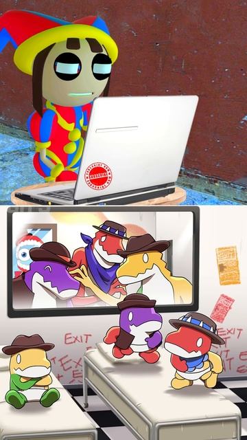 Eyw0pZrC5WU - The Amazing Digital Circus. #animation #theamazingdigitalcircus #animal #jax #pomni