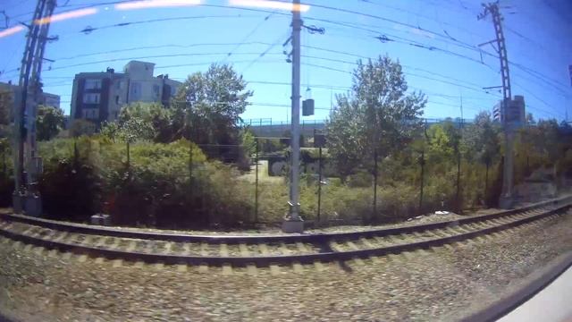 Покатушки по курорту Сочи на поезде Ласточка: от Адлера в аэропорт, июнь-2025