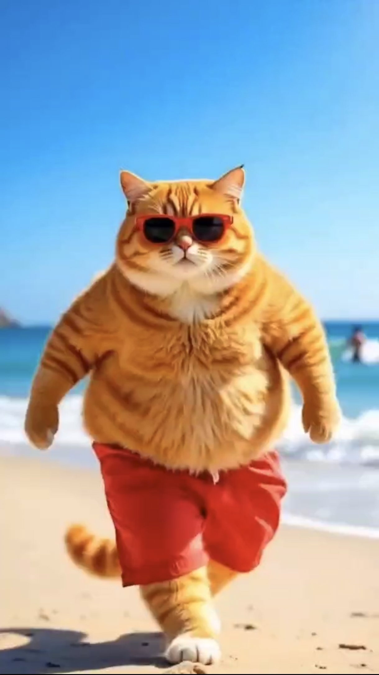 Котейко на курорте